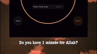 Do you have one minute for allah 2