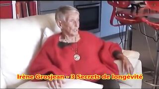Irene Grosjean  (90 Ans)  3 secrets de longévité
