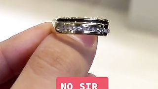No Micro Pave, All Prong Set Diamond Rings
