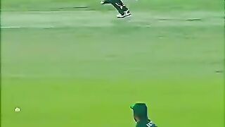 Tayyab Tahir excellent run out