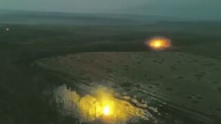 Ukrainian Forces Pummel Russian Positions Near Bakhmut