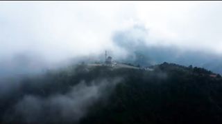 Mosque over clouds