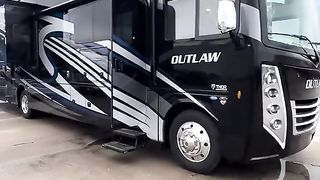 Giddy up and mosey on over to the Outlaw Class A Toy Hauler,