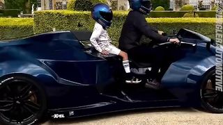 This superquad has an Audi R8 V10 engine and can go 350 kmh