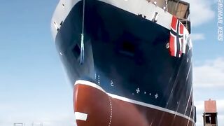 Who knew this is how ships get into the water
