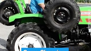 This 6 wheeled tractor can climb and is a game changer for farmers