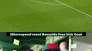 IShowSpeed React Ronaldo Free Kick