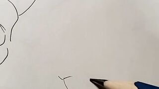 How to draw lips