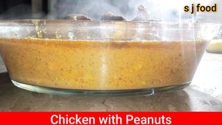 Chicken Recipe With Peanuts By s j food | Chicken Gravy | Chicken Curry |