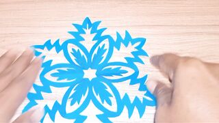 How to make paper snowflakes | origami snowflakes