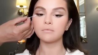 Selena Gomez at an event for her beauty brand in Paris, France