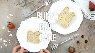 Cake in the form of a rabbit is very beautiful and useful for special occasions