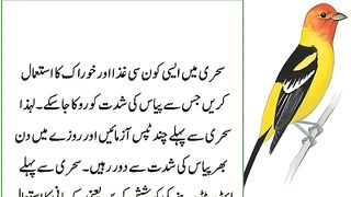 Best Tips for Sehri and Aftari