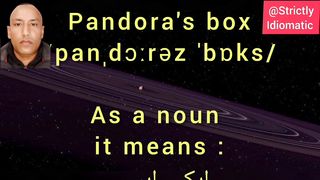 To open a Pandora's box