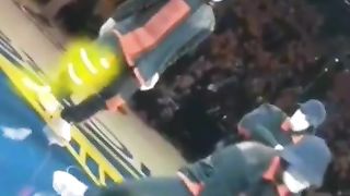 Jervers dancing at the ÑBÂ stadium