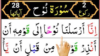 Surah An-Nooh Full _ Surah An-Nooh Word by word with Arabic Text _ Learn Quran _ Telawat.