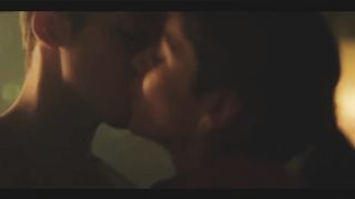 Turkish beautiful girl kisses scene