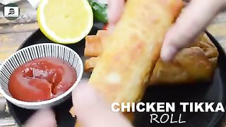 Chicken Tikka roll recipe