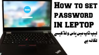 Laptop mein password kaise lagata hai