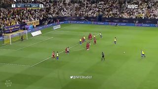 جون رونالدو الفاول مع النصر
