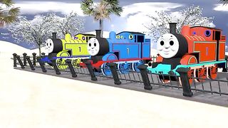 踏切アニメ】あぶない電車_TRAIN_THOMAS_????_Fumikiri_3D_Railroad_Crossing_Animation_#1(360p).