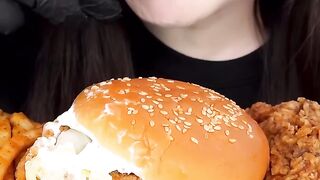 Chicken zinger burger fries ????