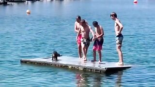 Scared people