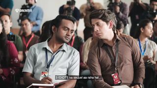 Dream11: 3 Idiots ka Press Conference... on Cricket?!?! #SabKhelenge