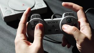 A Person Playing Play Station 4k HD