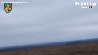 Marinir Ukraina menghancurkan kendaraan lapis baja Rusia dengan rudal Javelin di Donetsk