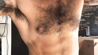 Hairy armpits bodybuilders
