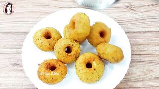 صرف 1 کچے آلو سے 5 منٹ میں کرسپی مزیدارافطاری I Sirf 1 Aloo se New Snacks Crispy Potato Donuts