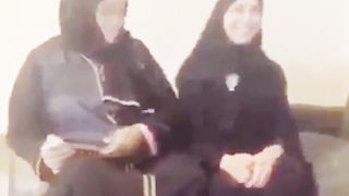 Arabic funny girl dance