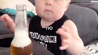 Kids repeat what they see, you know