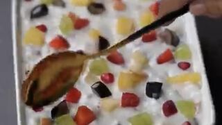 Fruit yogurt recipe ( subscribe please )