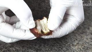 Milk into dates and nuts