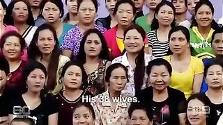 BIG FAMILY WITH 38 WIVES OF ONE HUSBAND.