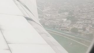 Landing in Lahore airport - beautiful my Pakistan