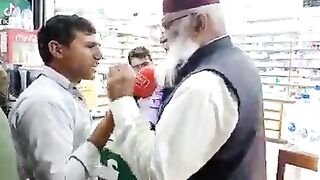 The rude reporter fell into Baba's hands