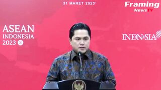 Ketua Umum PSSI Erick Thohir berikan penjelasan setelah ketemu Presiden FIFA