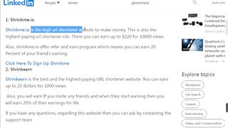 How to Make Money with Shrinkme.io | Shrinkme io Review Full Tutorial| shrinkme.io how to earn money