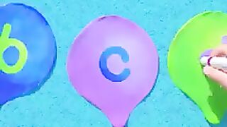 ABC Song with Balloons #Shorts | CoComelon Nursery Rhymes and Kids Songs