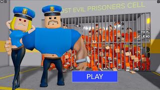 Secret Prison Mode! Funny Moments in Barry's Prison Run Roblox