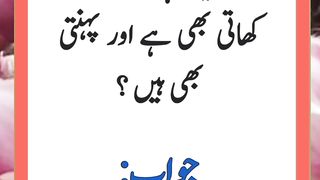 Wo Kya Cheez Hai Jasie Larkyan Khati Bhi Hai Our Pahnti bhe hai?#shorts,islamic sawaljawab