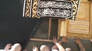 The Black Stone From Heaven  Holy Ka’bah & footprint of Prophet Ibrahim A.A
