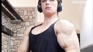 Muscle Girls Theresa ivancik , Female Bodybuilding, Female workout Motivation, IFBB PRO Women Body