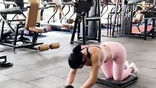 Gym flex by flexing your body and working those bones!