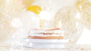 A wonderful greeting card with a beautiful birthday of the 27th anniversary of Rybka Twins!!!