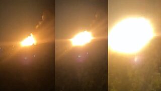 Russian Ammo Dump is no more The Moment of the KABOOM in Kherson Oblast