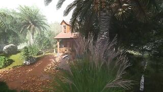 Home vintage in forest